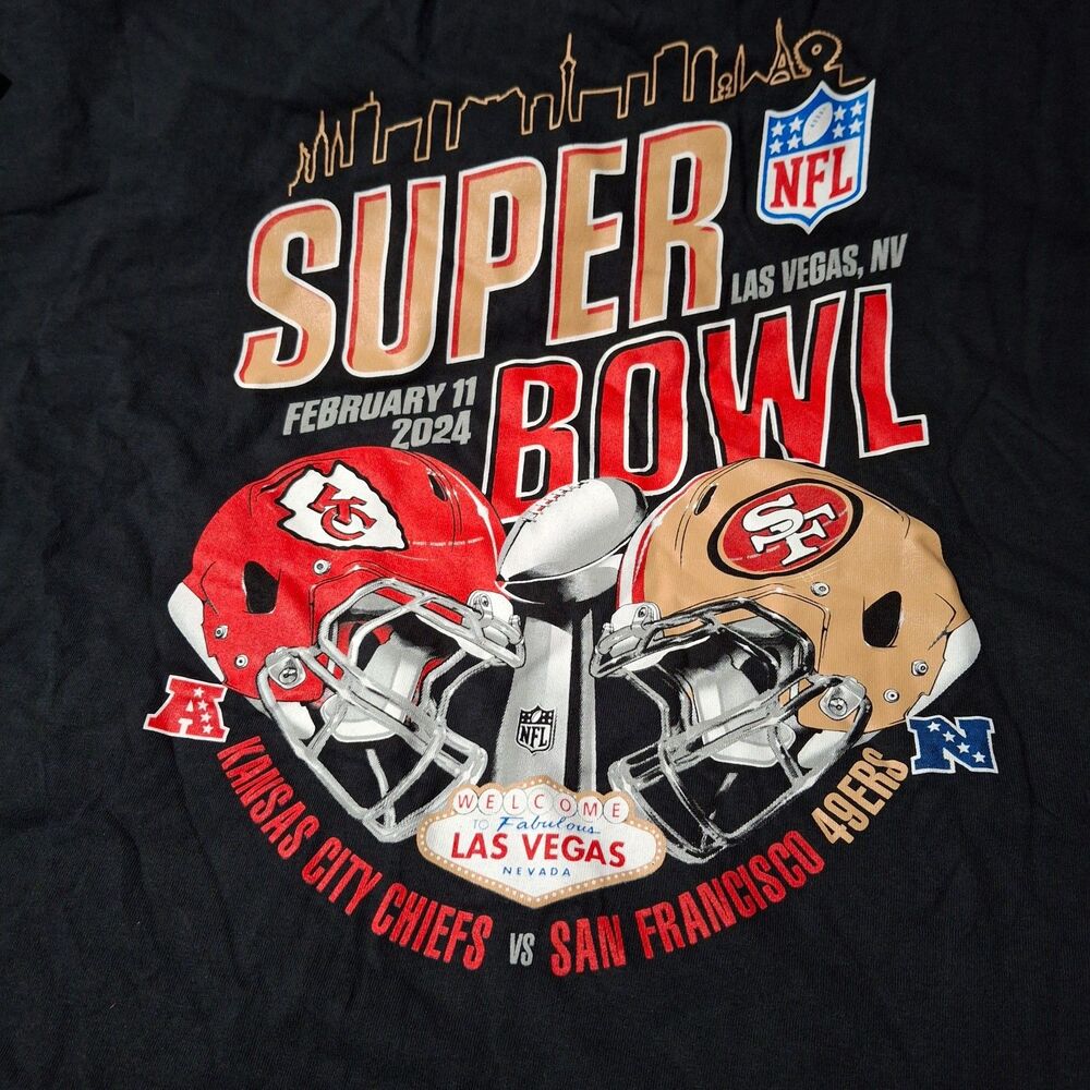 Port & Company 3XL LVIII Super Bowl Kansas City Chiefs Vs San Francisco 49ERS